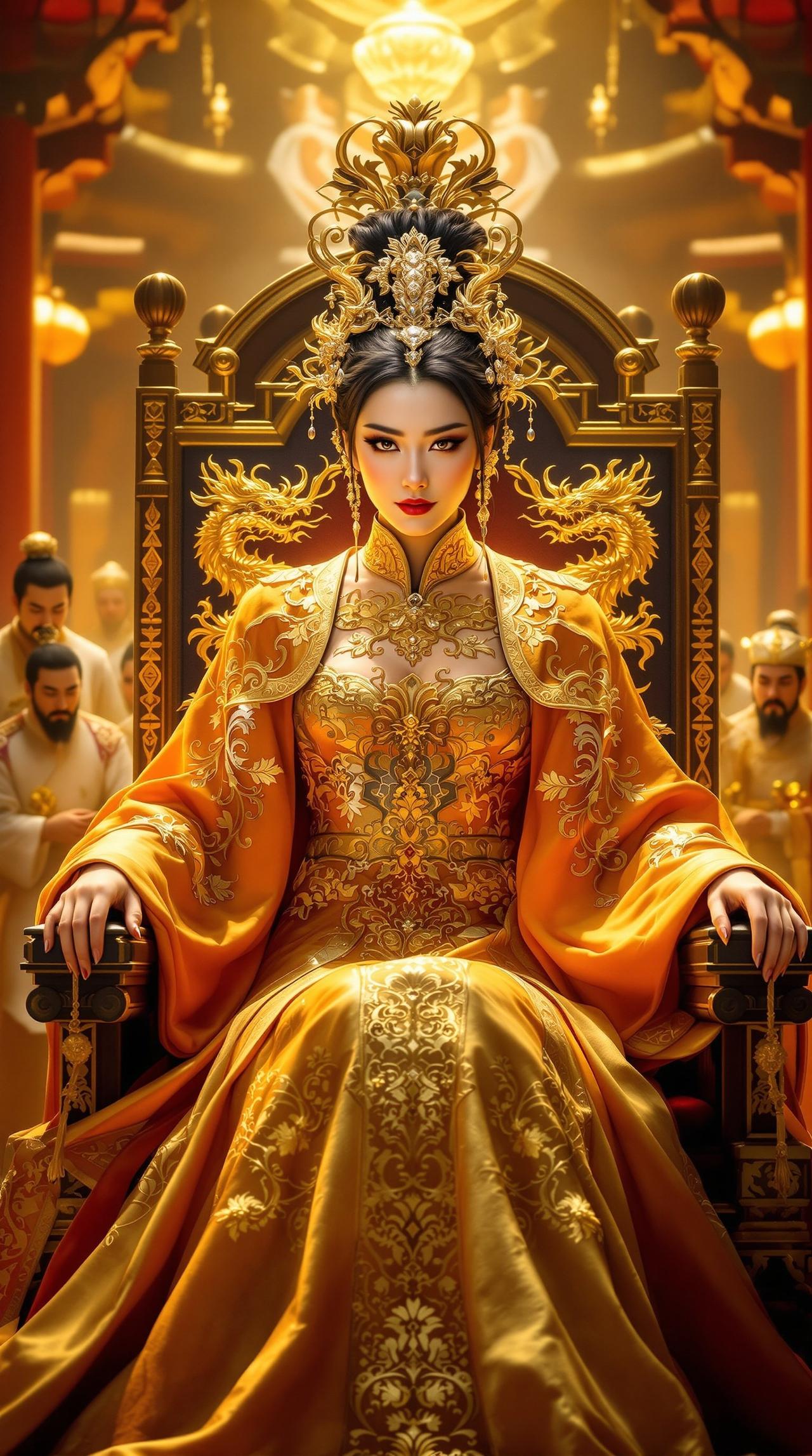 穿越后我成了女帝 - 日语短句热门短剧封面